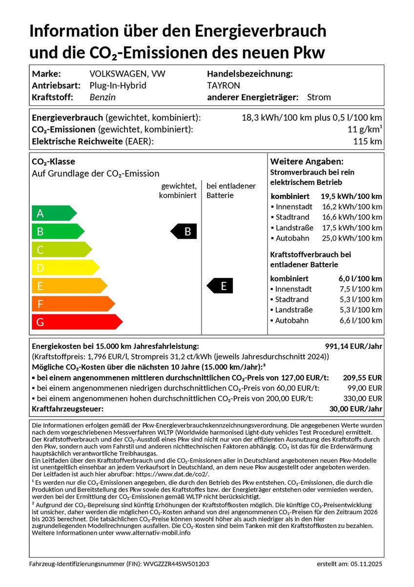 Tayron TSI Plugin-Hybrid DSG R-Line