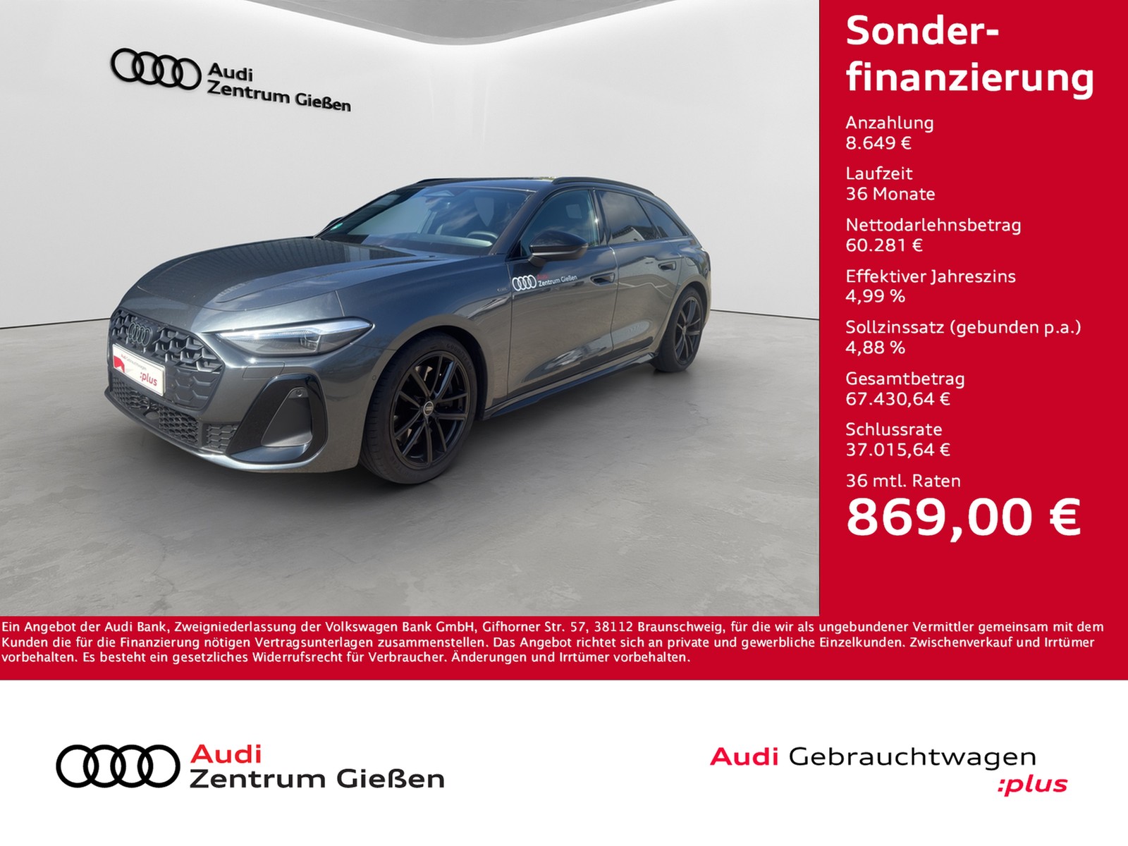 A5 Avant e-hybrid quattro S line Black AHK Kamera Navi