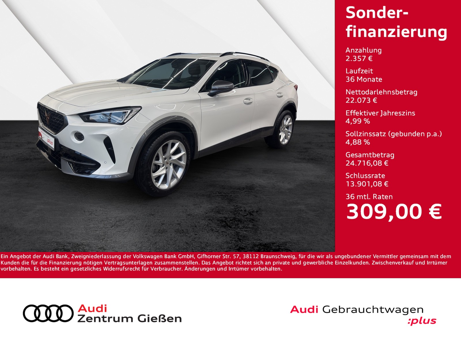 Formentor 1.5 TSI DSG Basis ACC LED SHZ