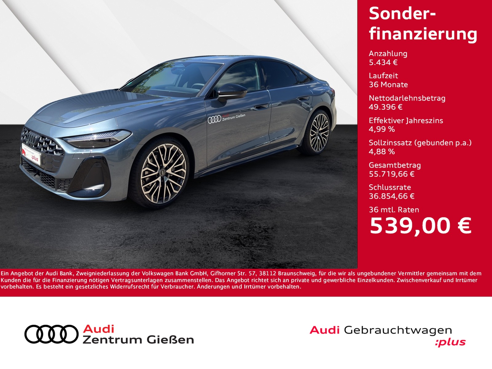 A5 Limousine TFSI S line Tech plus 360°Kamera