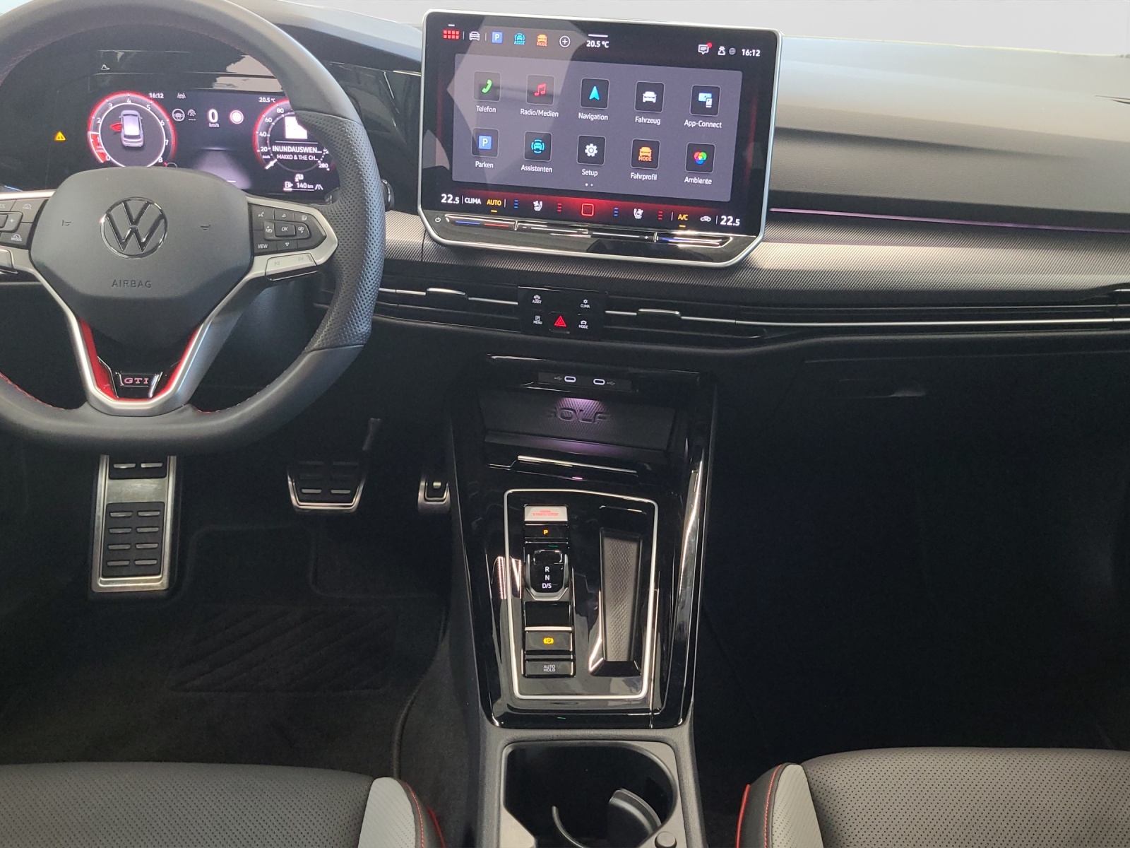 Golf 8 TSI DSG GTI Black Style Leder DCC IQ-Light Panodach