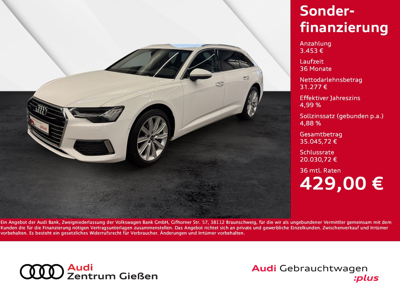 A6 Avant 40 TDI design AHK Matrix-LED Assistenzpakete