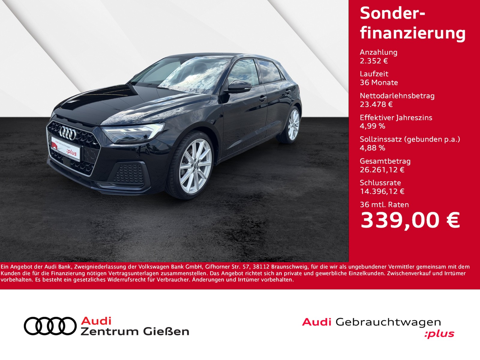 A1 Sportback 35 TFSI S-tronic advanced Navi LED