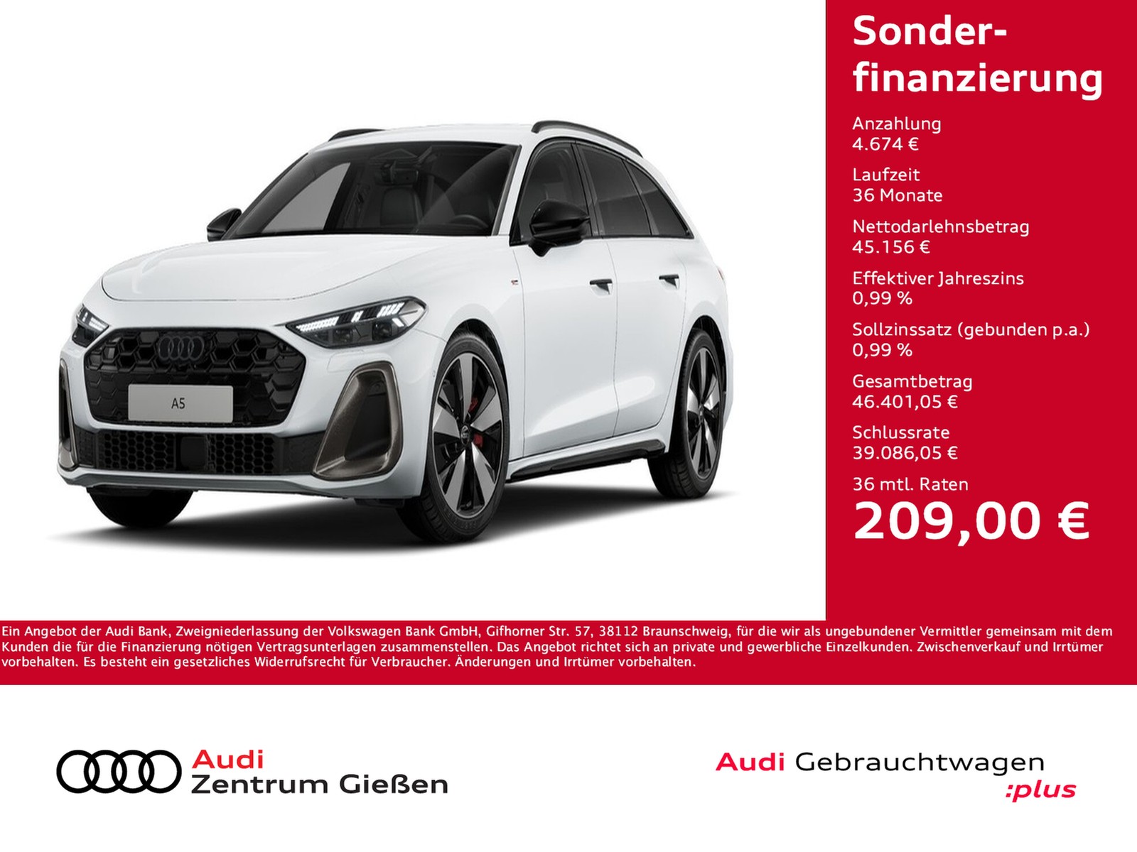A5 Avant TFSI S line edition one Tech plus AHK Matrix-L...