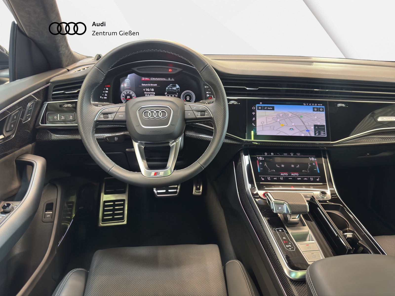 SQ8 4.0 TFSI quattro Black B&O HuD MATRIX PANO