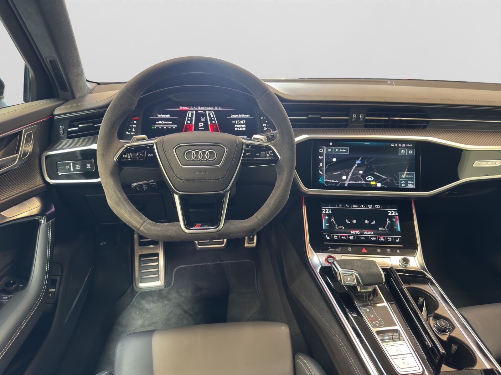 RS 6 Avant TFSI quattro Black Pano B&O HuD AHK 360°Kamera