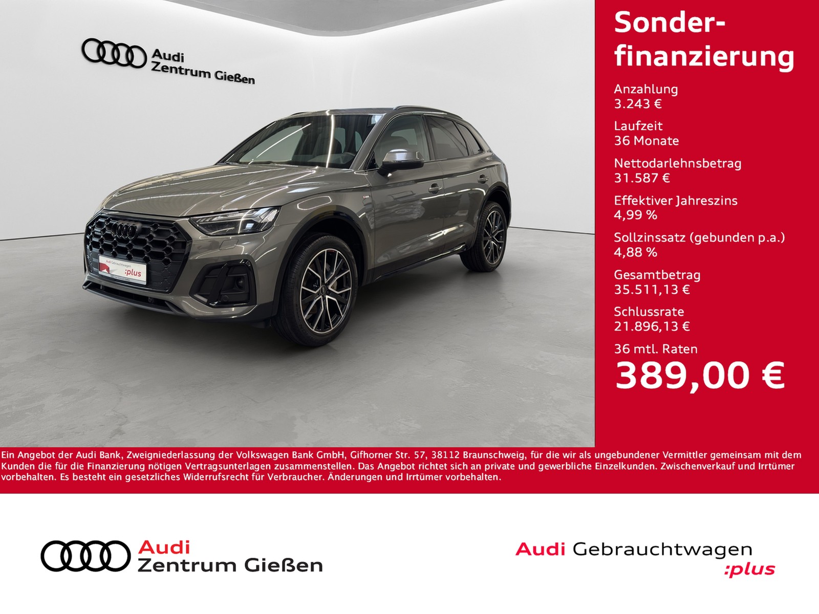 Q5 40 TDI quattro S line competition Black AHK Matrix-L...