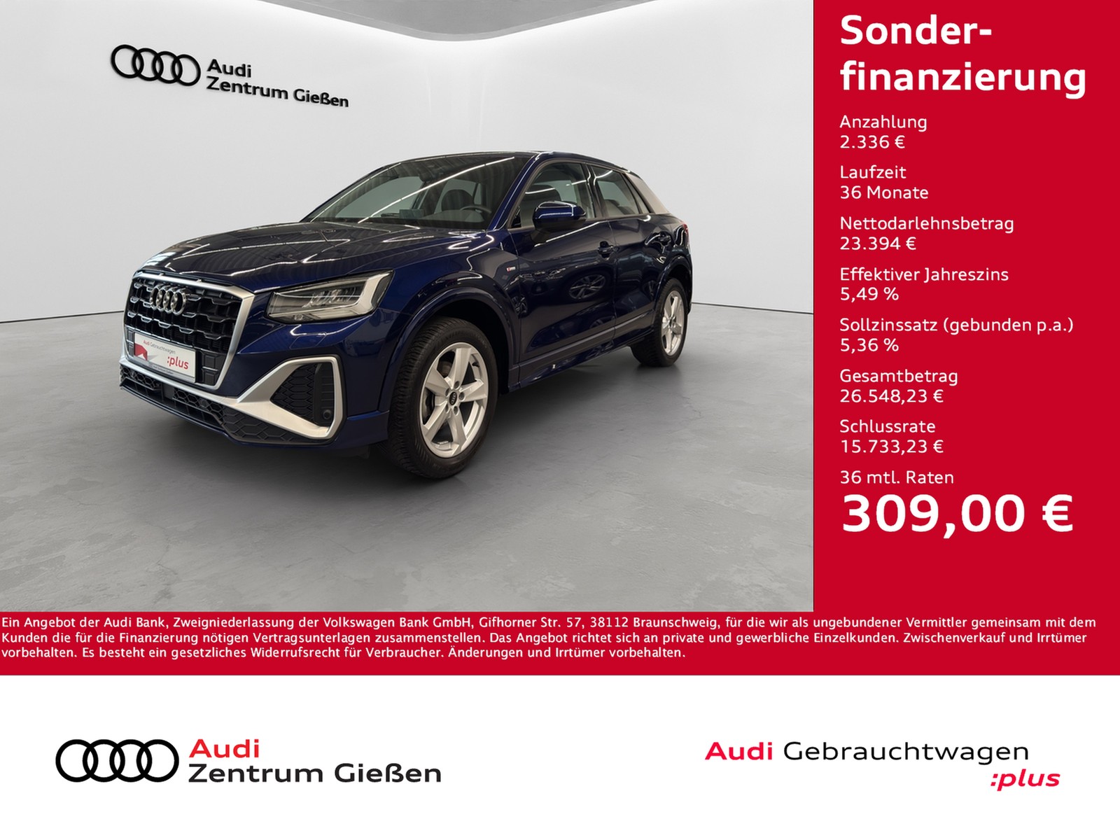 Q2 30 TDI S-tronic S line Navu LED Rückfahrkamera