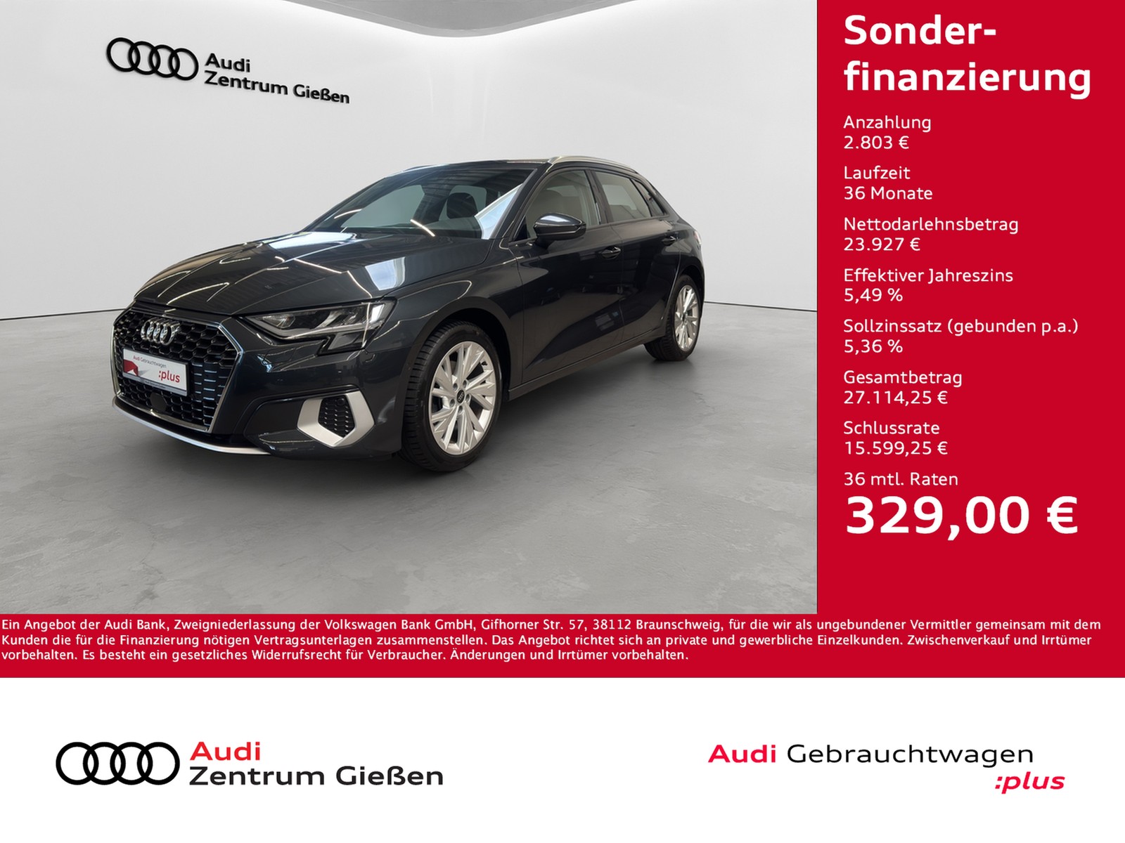 A3 Sportback 35 TDI S-tronic advanced Kamera Navi 