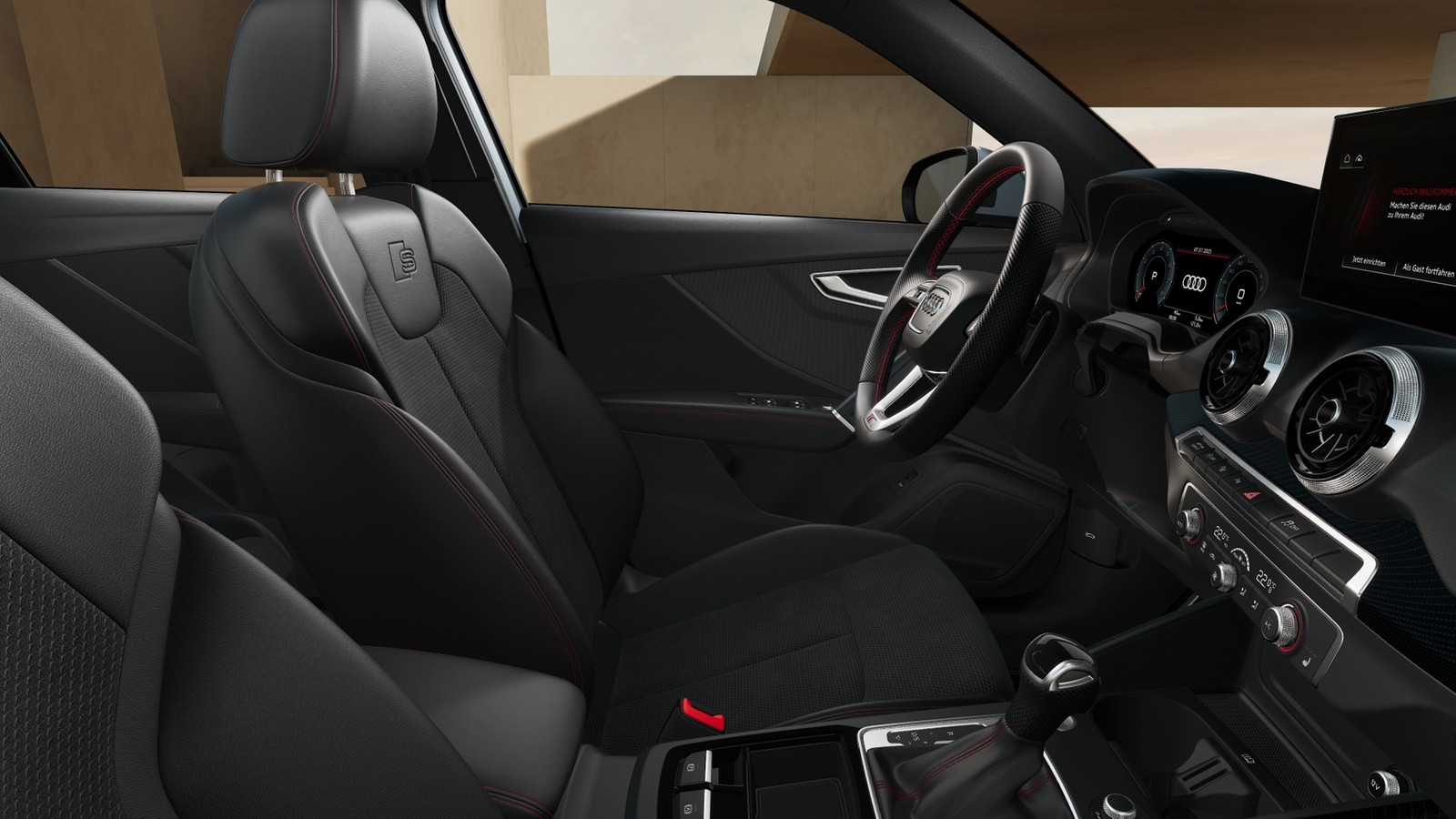 Q2 S line 35 TFSI 110 kW Stronic UPE 52010 AHK, Optikpaket schwarz plus, SONOS, Matrix