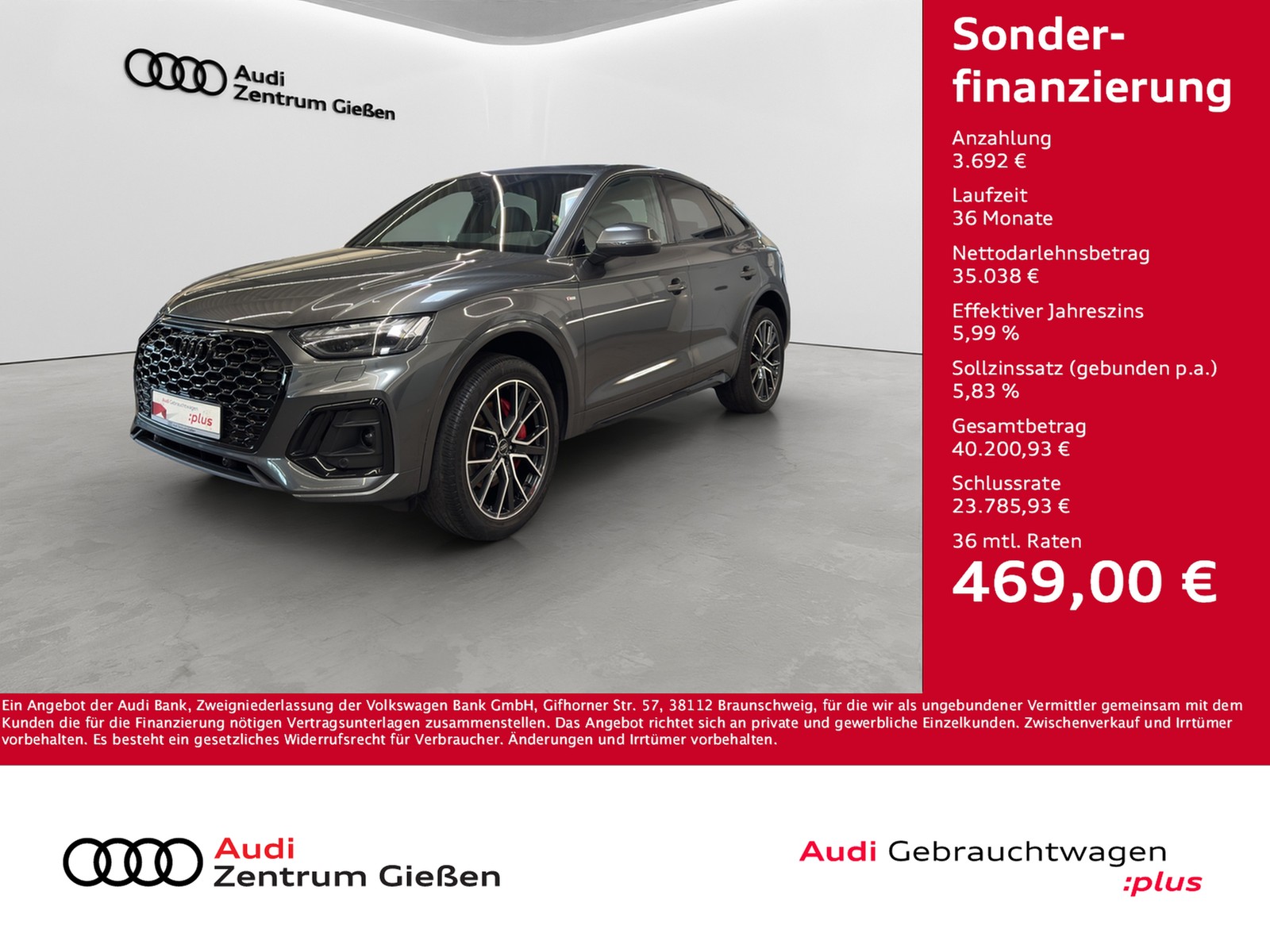 Q5 Sportback 50 TFSI e quattro S line Black Matrix-LED Navi