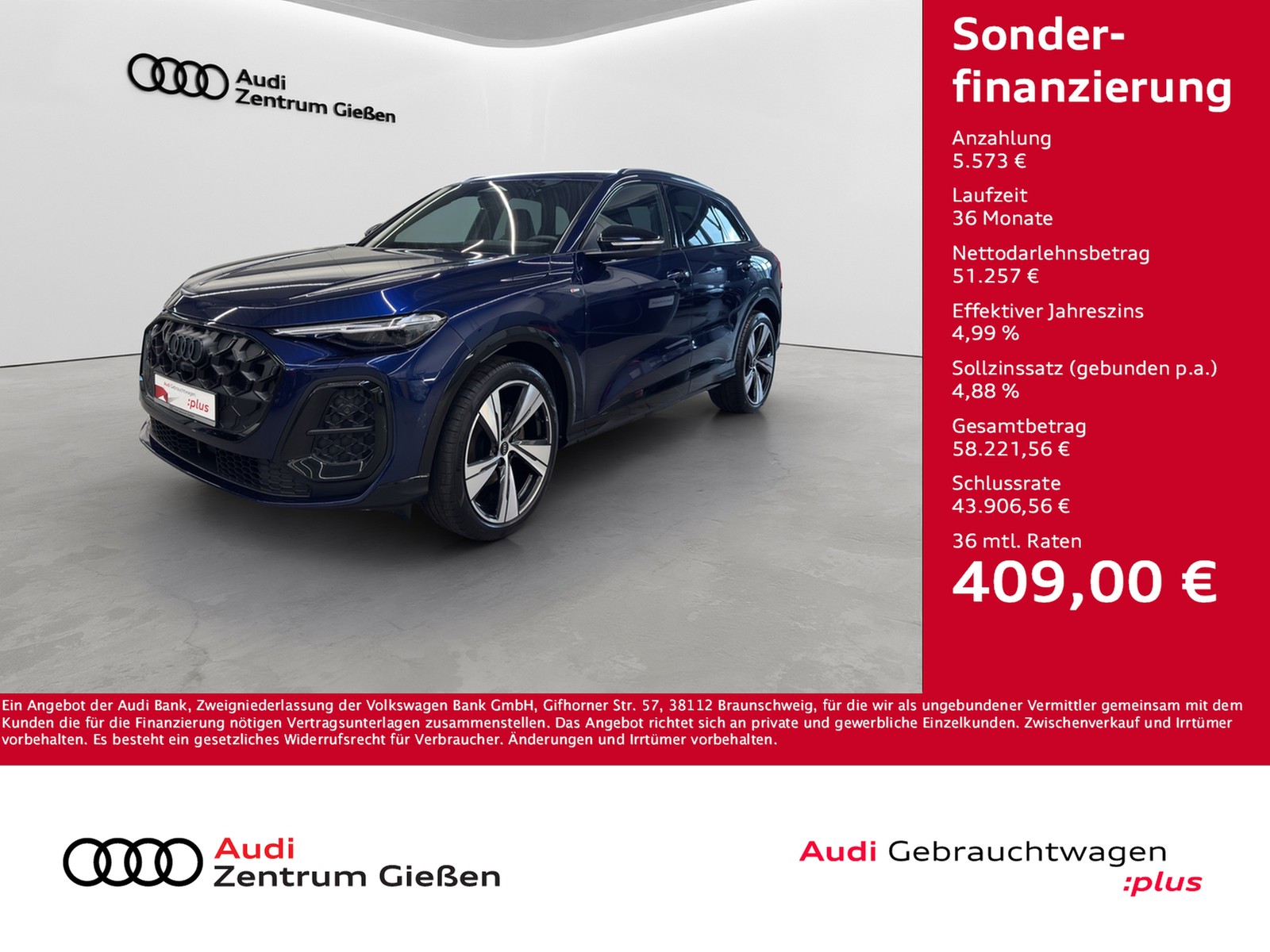 Q5 TFSI quattro S line edition one B&O HuD 360°Kamera Standheizung