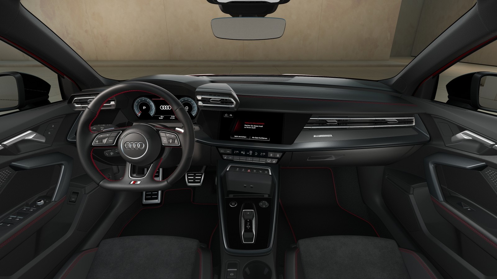 A3 Limousine S line 35 TFSI 110 kW UPE 52615 Optikpaket schwarz plus, Interieur S, Matrix, Businesspaket