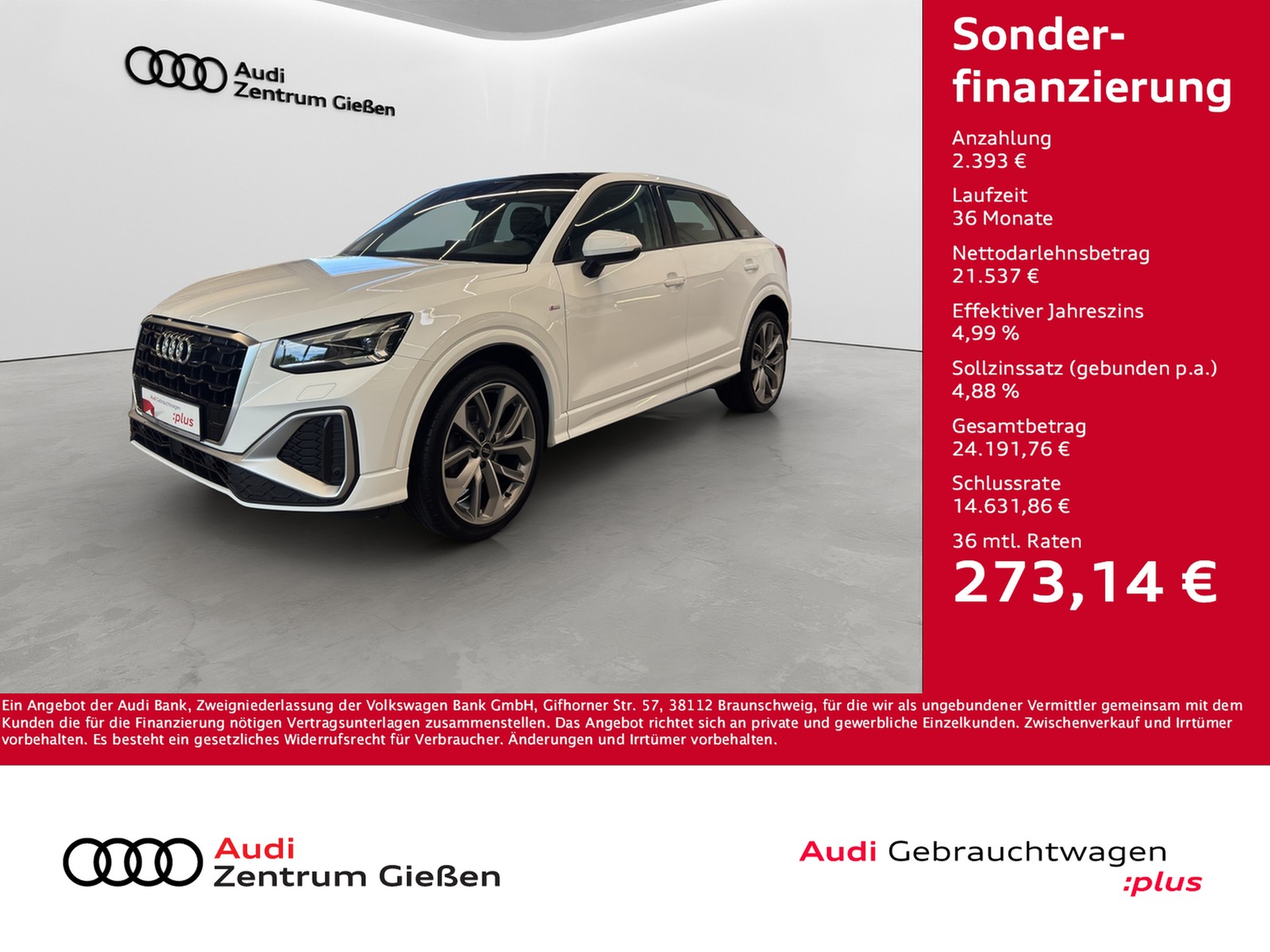 Q2 35 TFSI S-tronic S line AHK Pano Matrix SONOS