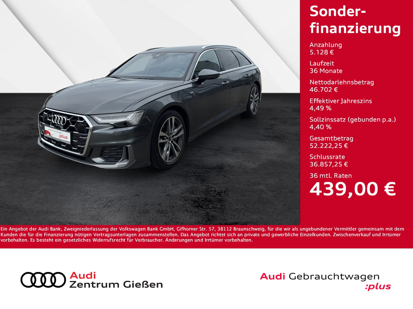A6 Avant 50 TFSI e quattro S line HuD 360°Kamera Matri...