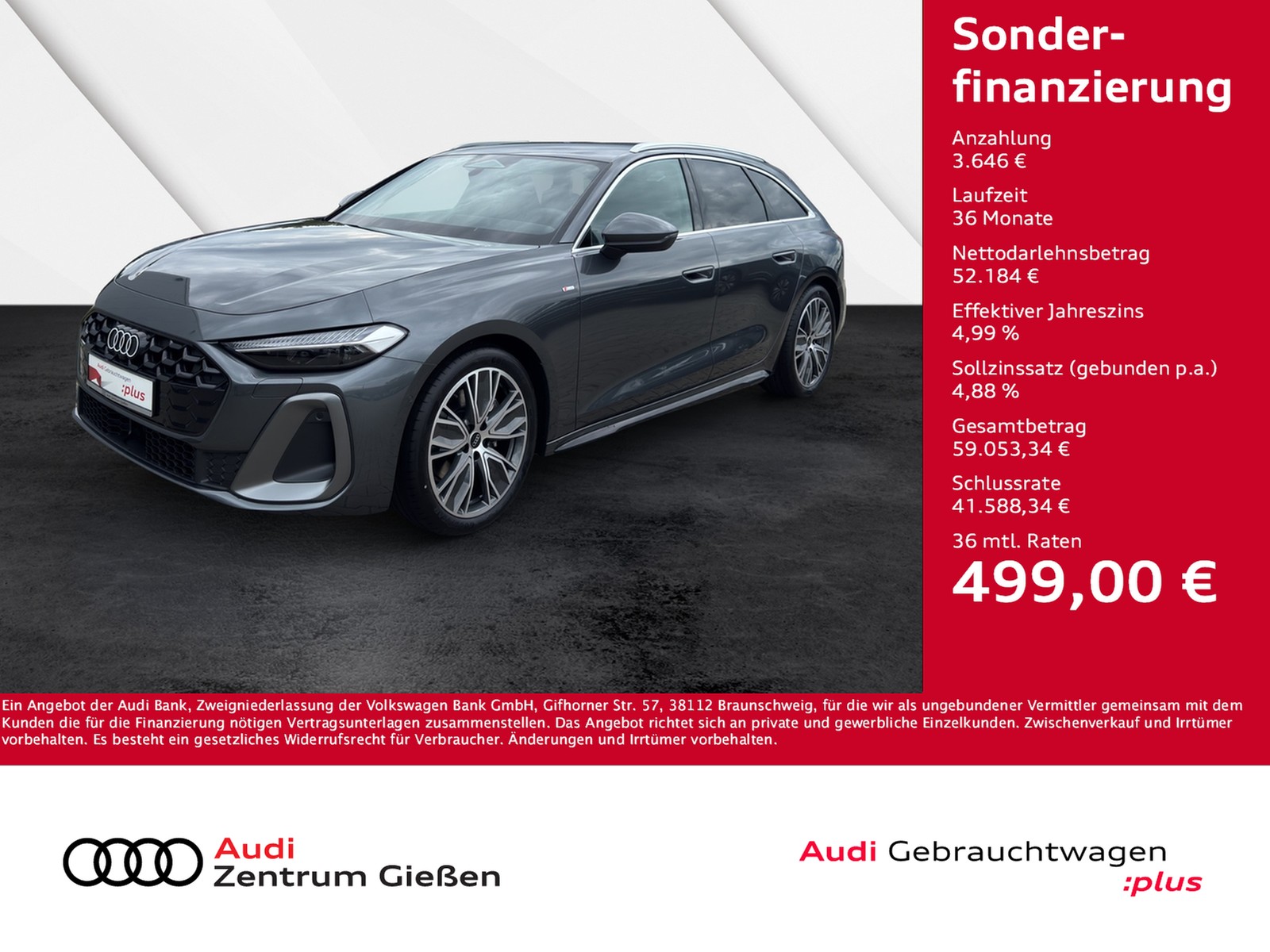 A5 Avant TDI quattro S line Standheizung AHK Tech