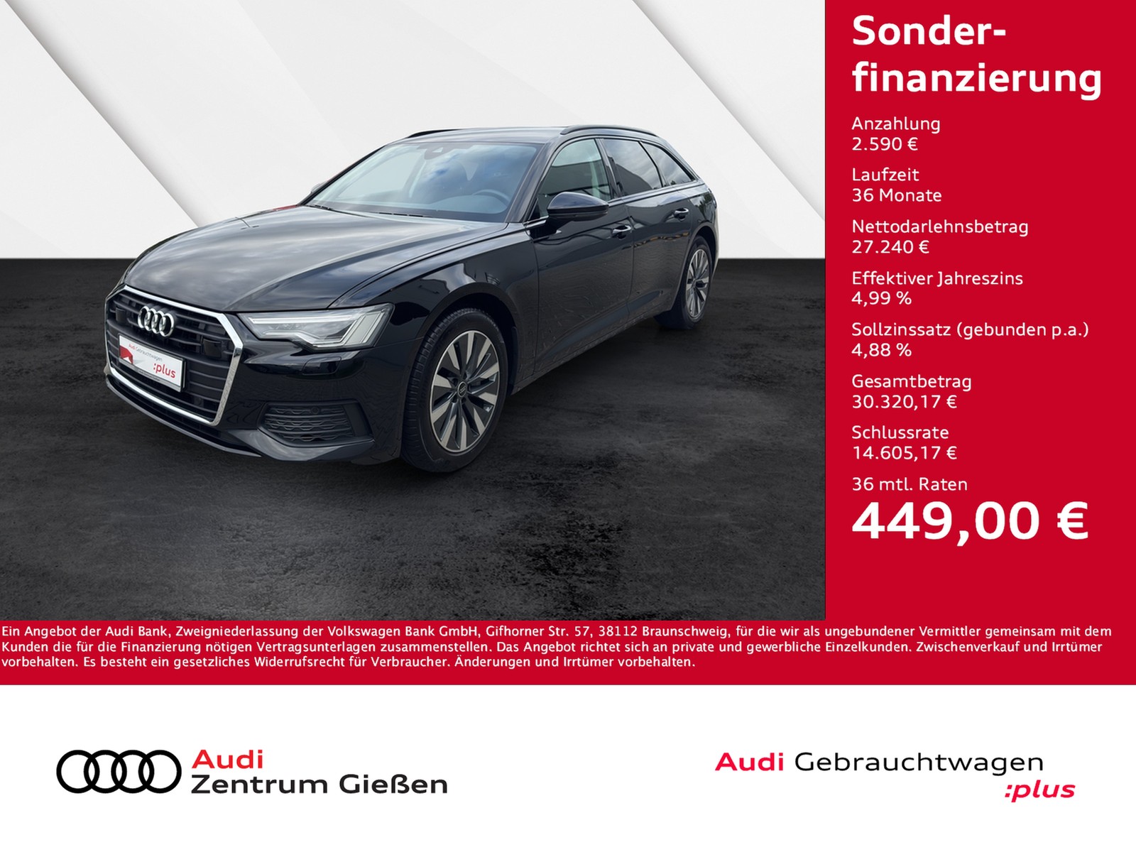 A6 Avant 35 TDI basis Matrix-LED AHK Assistenzpaket Tou...