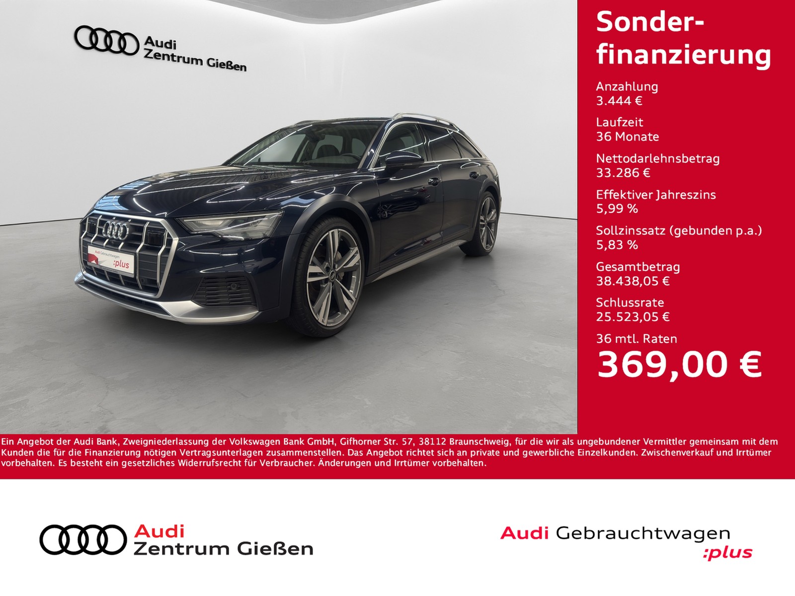 A6 allroad 40 TDI quattro basis AHK 360°Kamera LED Navi