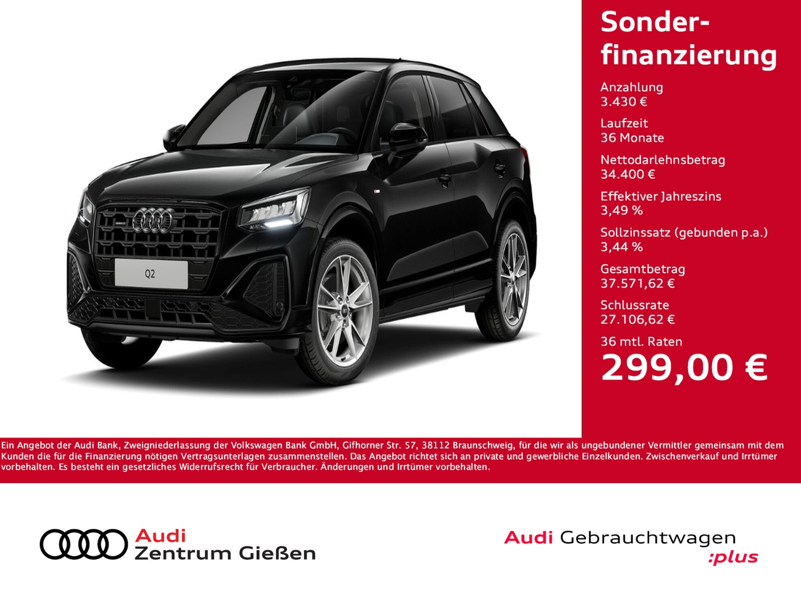 Q2 40 TFSI quattro S line Black AHK Assistenzpaket Navi...