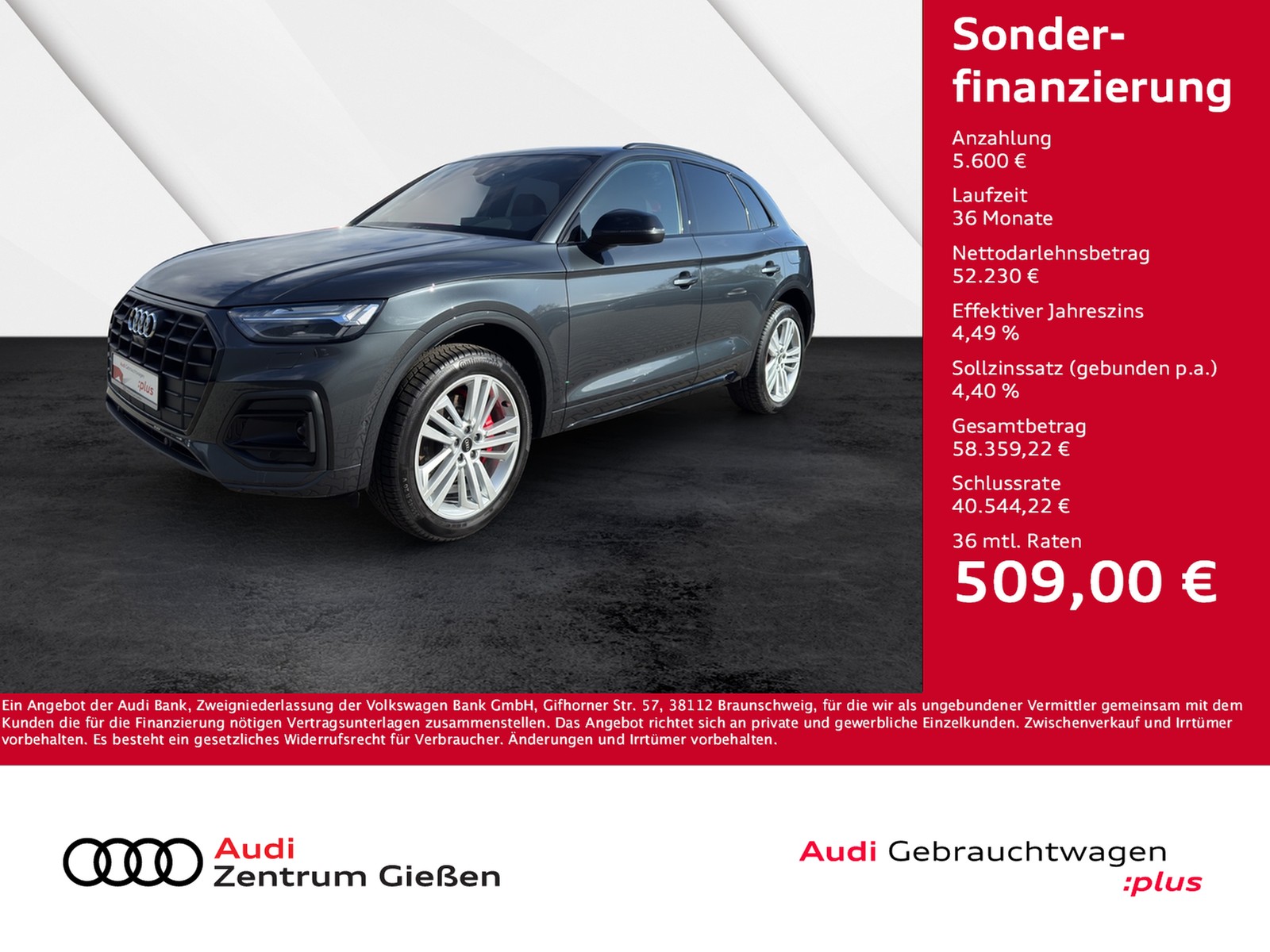 Q5 50 TFSI e quattro advanced AHK B&O Matrix-LED 360°K...