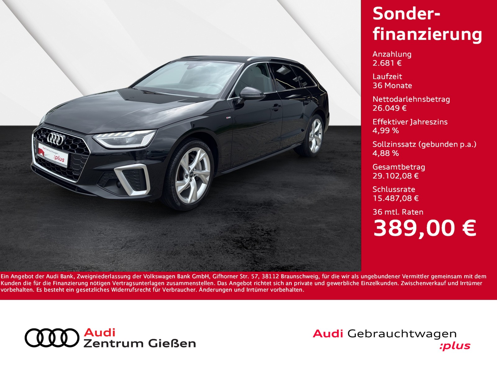 A4 Avant 40 TDI quattro S line AHK Matrix-LED Navi