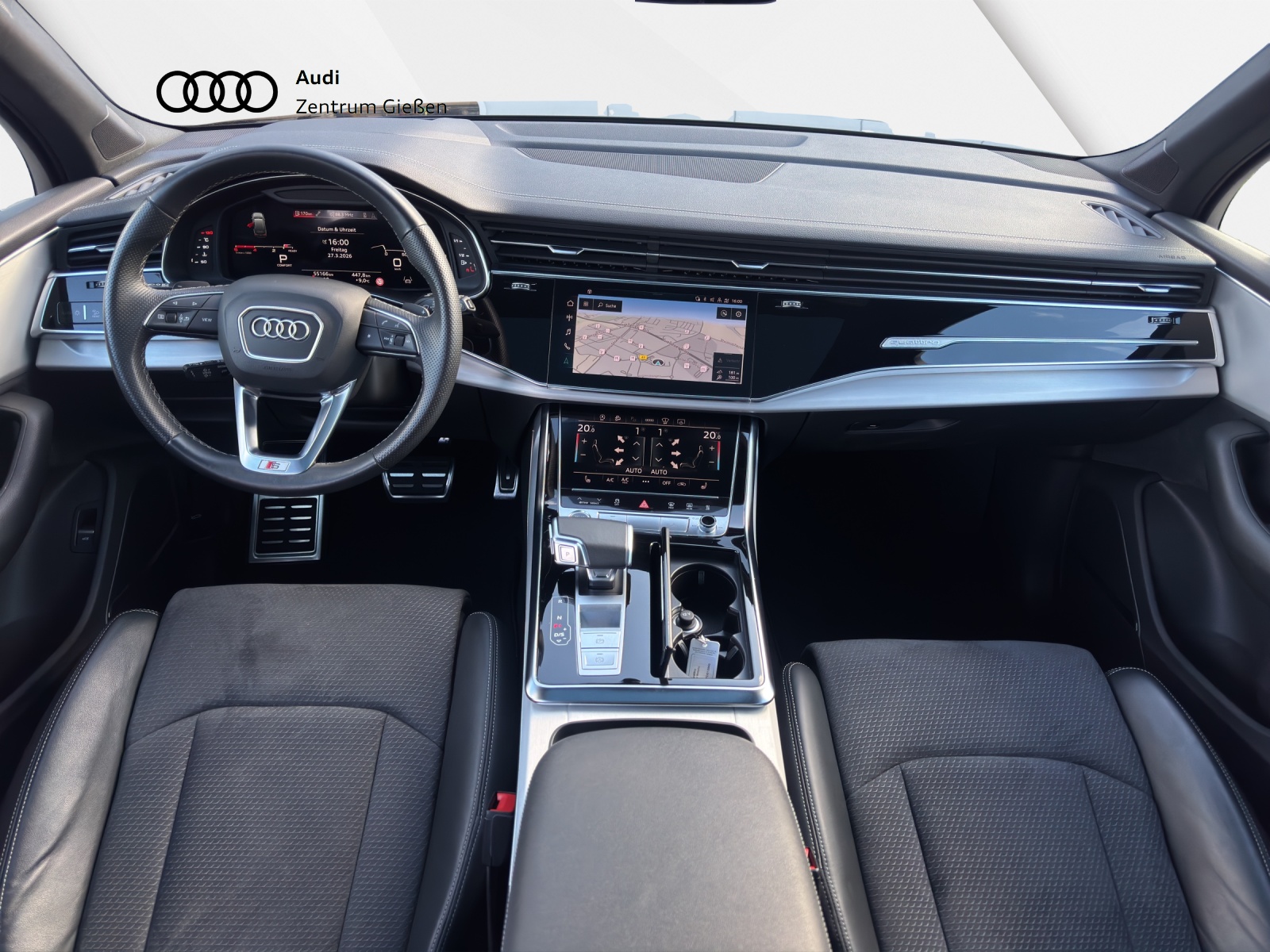 Q7 50 TDI quattro S line Black HuD Pano B&O AHK Standheizung