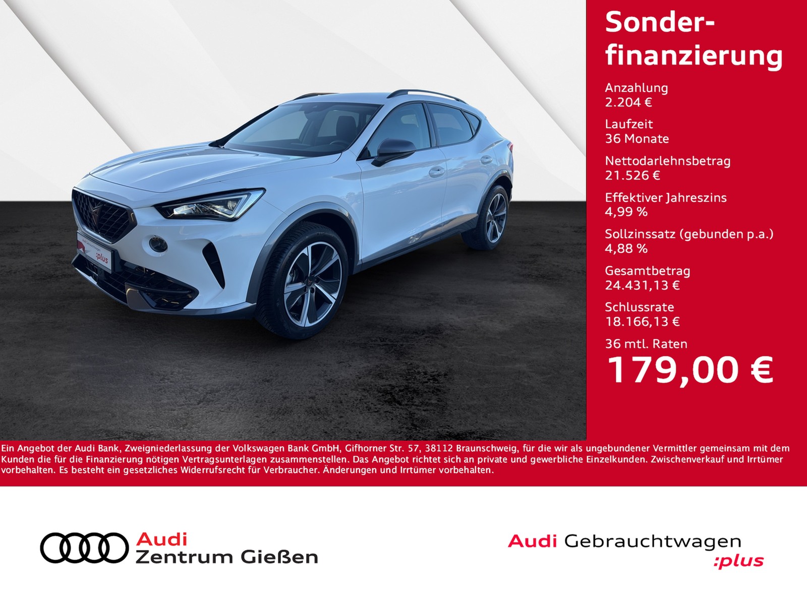 Formentor 1.5 TSI Basis AHK Navi LED ACC