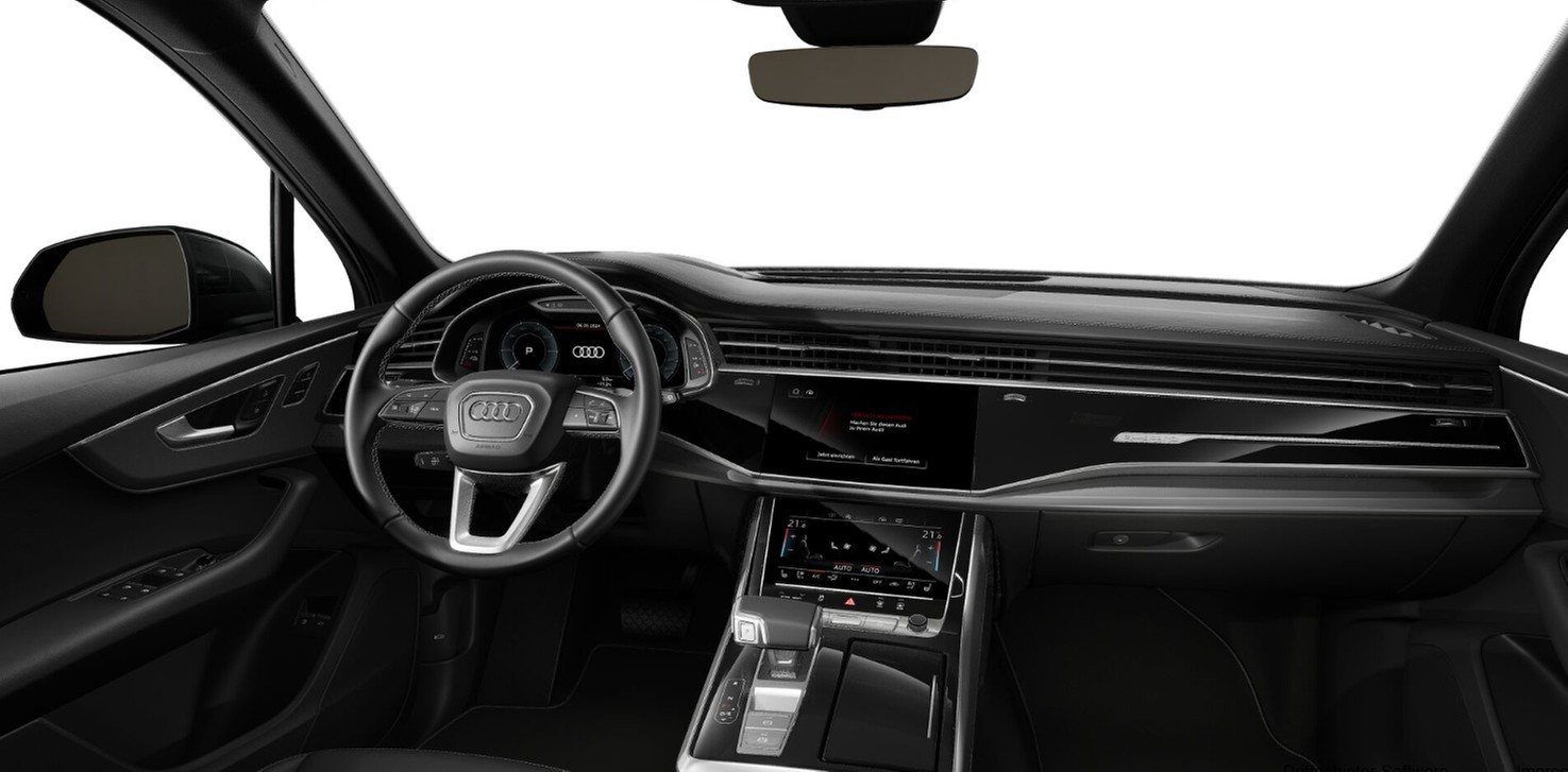 Q7 55 TFSI e quattro S line Black Pano AHK HuD