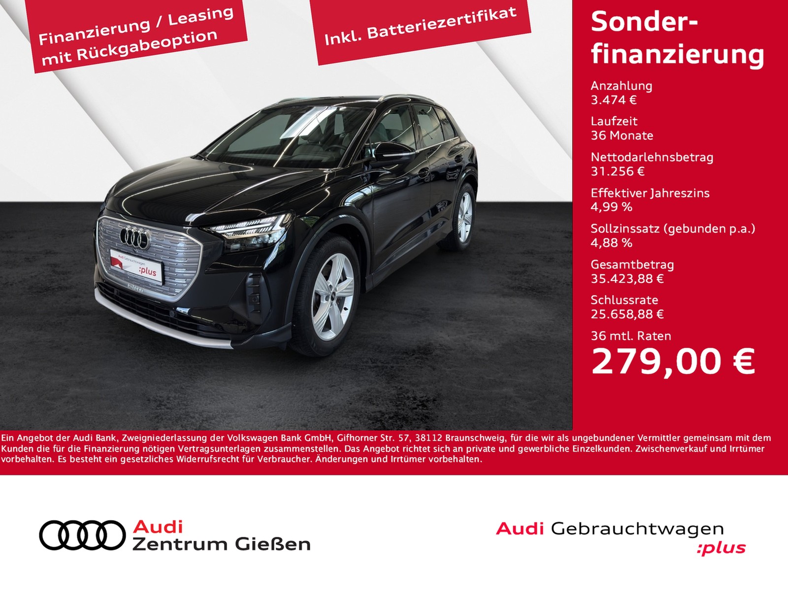 Q4 e-tron 50 quattro MATRIX-LED NAVI Assistenz-Paket