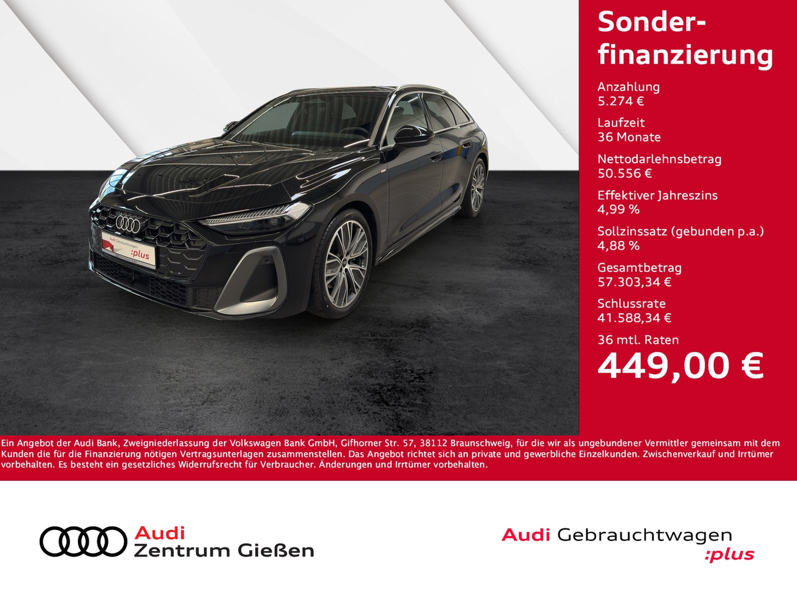 A5 Avant TDI quattro S line Standheizung AHK Tech