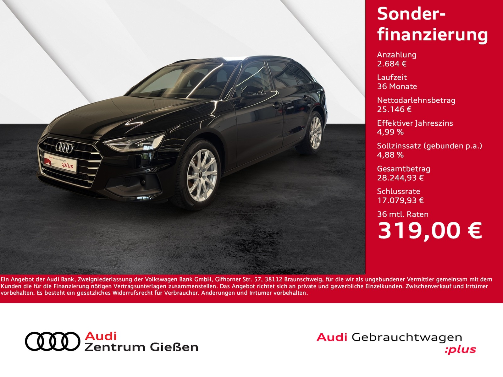 A4 Avant 35 TFSI basis Businesspaket Navi