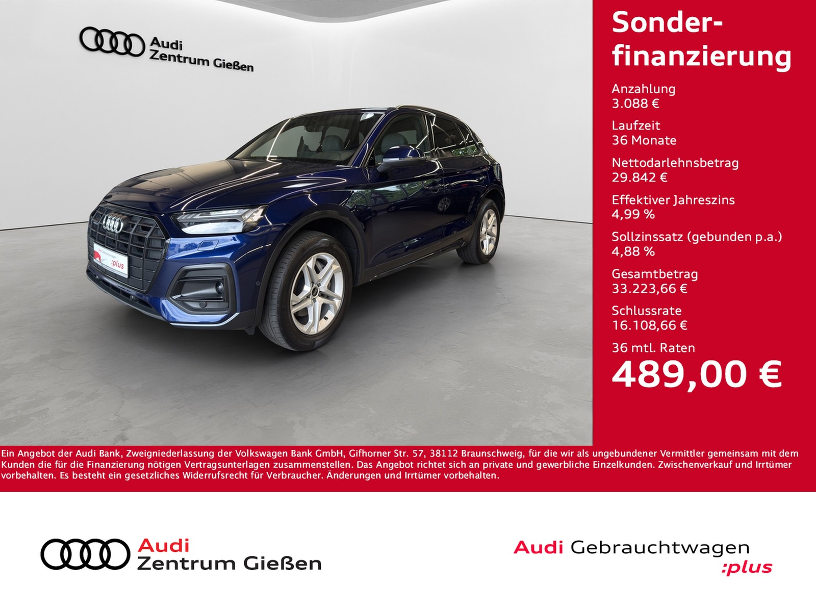 Q5 45 TFSI quattro advanced S line Pano AHK Matrix-LED