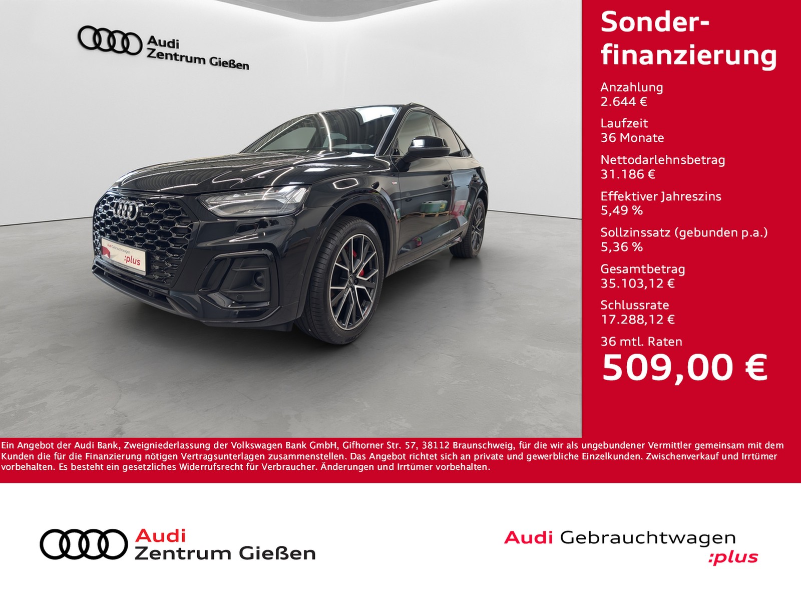 Q5 Sportback 45 TFSI quattro S line Black Matrix.LED 36...