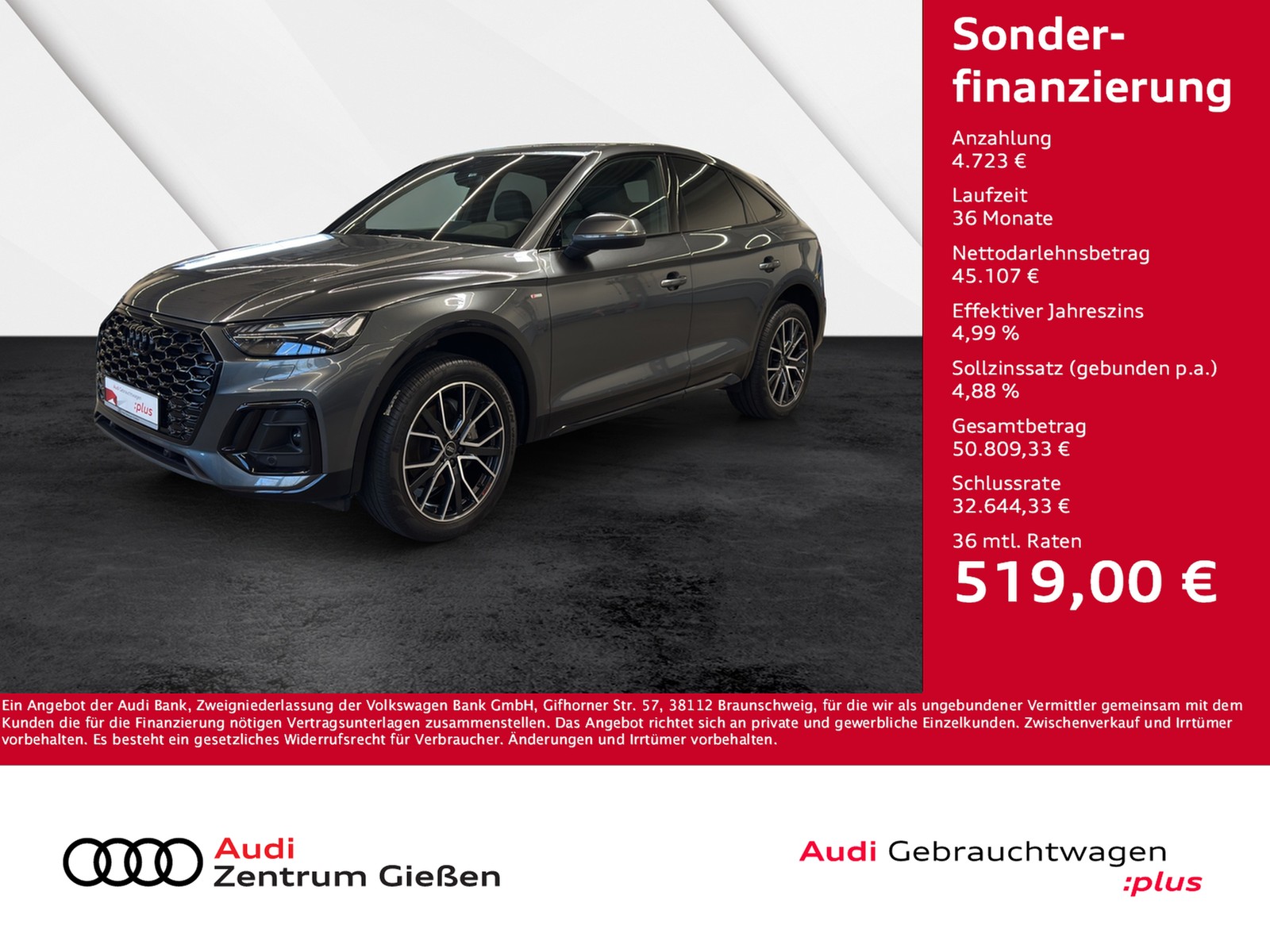 Q5 Sportback 40 TFSI quattro S line Black competition e...