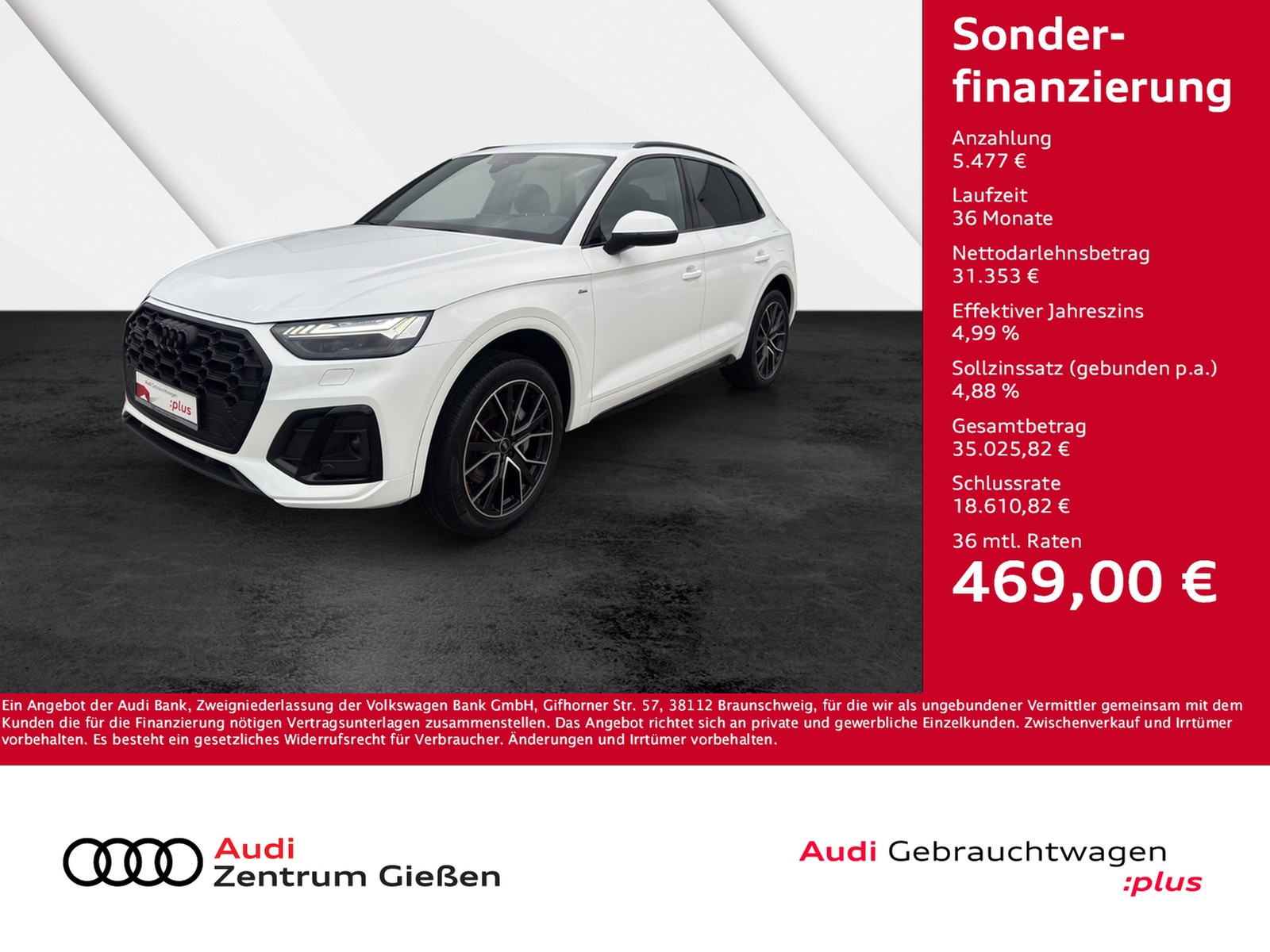 Q5 50 TFSI e quattro S line Black B&O MATRIX-LED