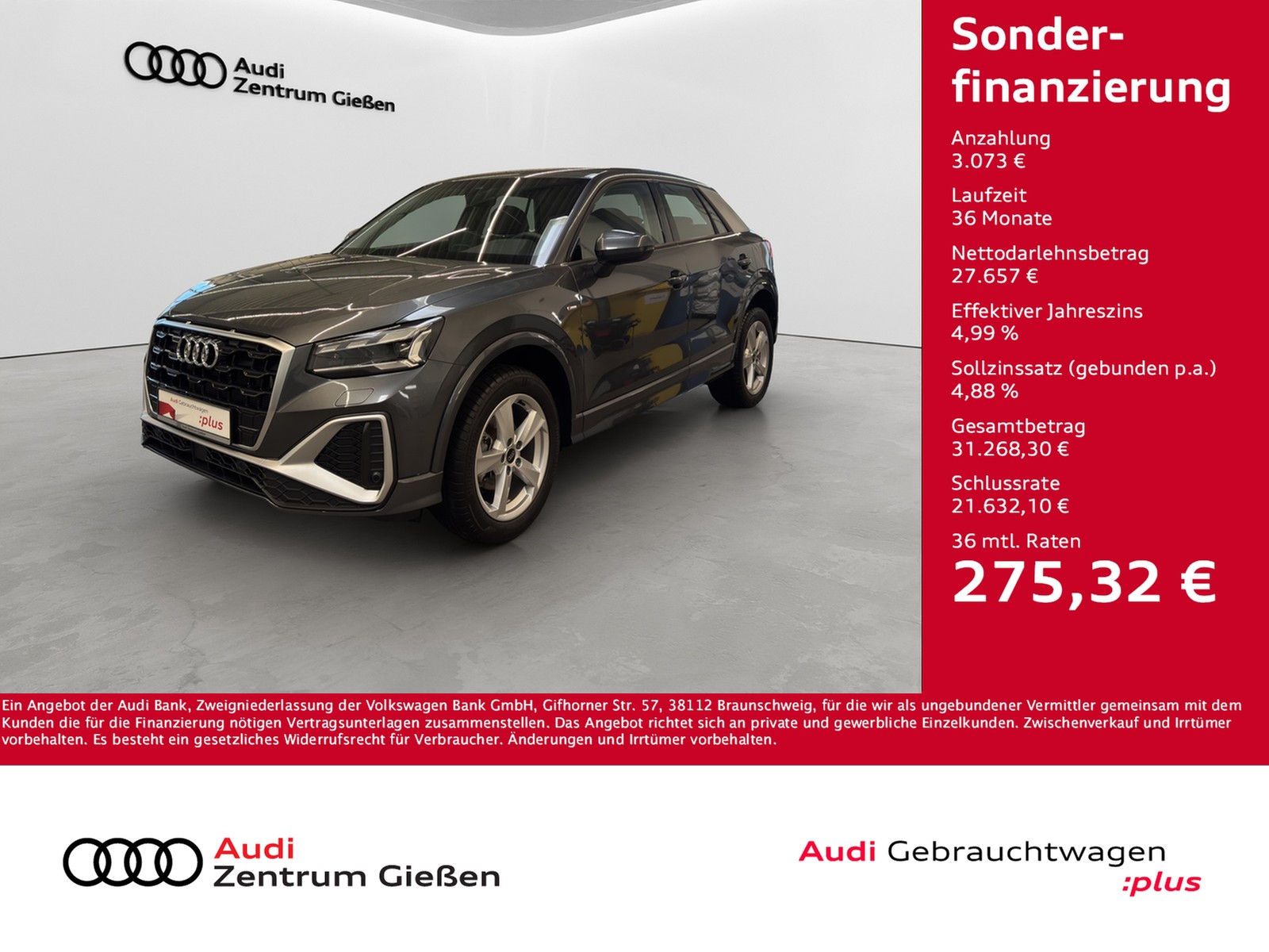 Q2 35 TFSI S-tronic S line Matrix-LED Kamera