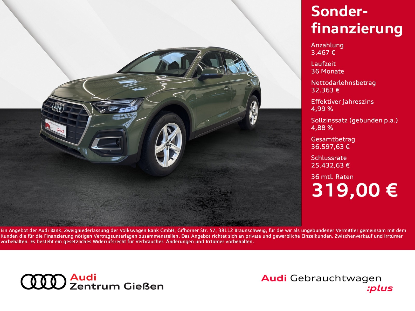 Q5 40 TDI quattro basis Assistenzpaket Navi LED