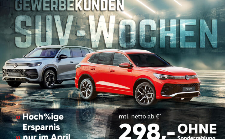  VW SUV Wochen für Gewerbekunden
