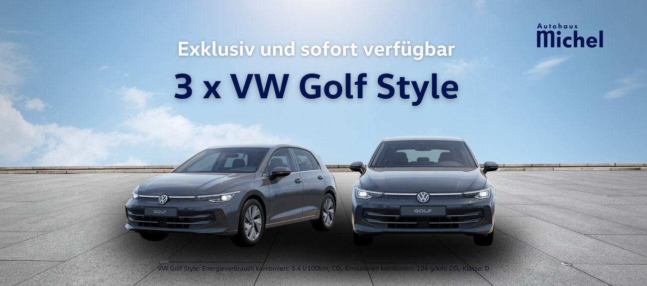 Golf Style Lagerwagen 1300x576 Pixel - 1 Golf Style Lagerwagen