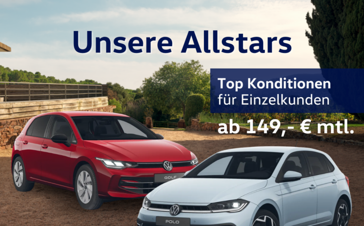  Unsere Allstars – Einzelkunden Angebote 