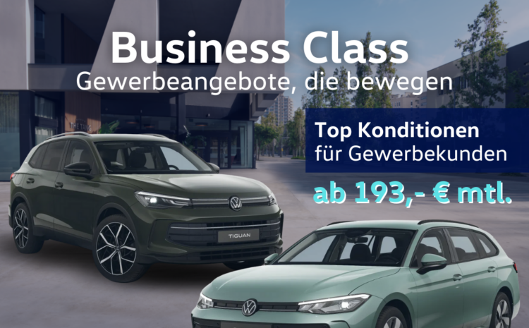  Business Class – Gewerbeangebote, die bewegen 