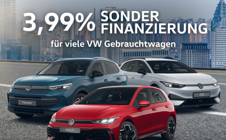  VW | Gebrauchtwagen mit 3,99% Sonderzins