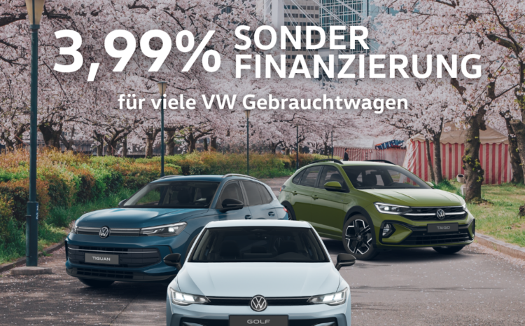  VW | Gebrauchtwagen mit 3,99% Sonderzins