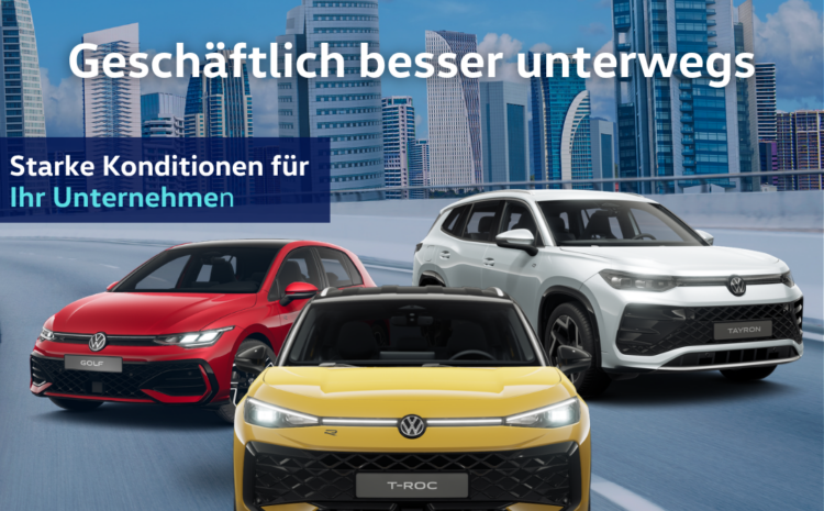  VW | Geschäftlich besser unterwegs – Starke Konditionen für Ihr Unternehmen. 