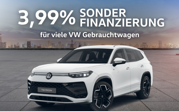  VW | Gebrauchtwagen mit 3,99% Sonderzins
